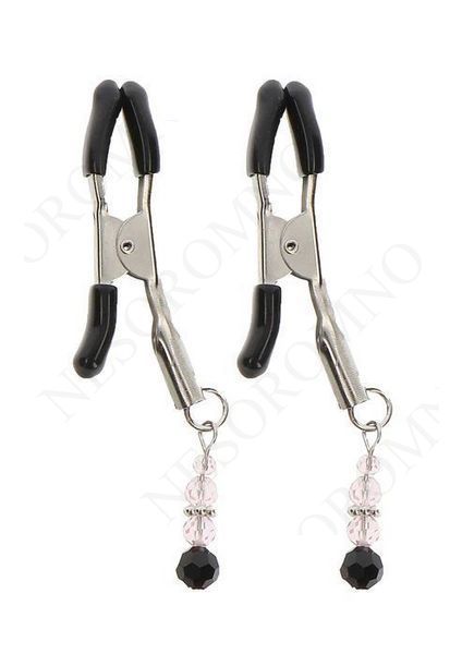 Затискачі-прищіпки на соски Taboom Clamps Beads, нерегульовані, з підвісками TB17273 фото