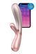 Подвійний смарт вібратор з функцією нагріву Satisfyer Hot Lover рожевий T360179 фото 1