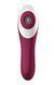 Вакуумний кліторальний стимулятор із вібрацією Satisfyer Dual Crush бордовий T360399 фото 2