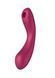Вакуумний вібратор із потрійною стимуляцією Satisfyer Curvy Trinity 1, бордовий T360513 фото 1