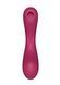 Вакуумний вібратор із потрійною стимуляцією Satisfyer Curvy Trinity 1, бордовий T360513 фото 2