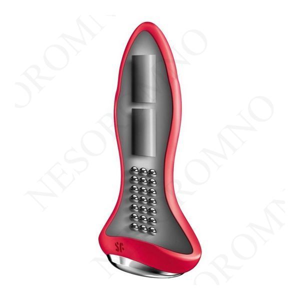 Анальна смарт-пробка з кульками, що обертаються Satisfyer Rotator Plug 1, червоний ST4003146 фото