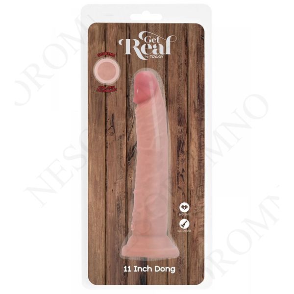 Фаллоімітар реалістичний ToyJoy Get Real на присосці, тілесний TJ10121 фото