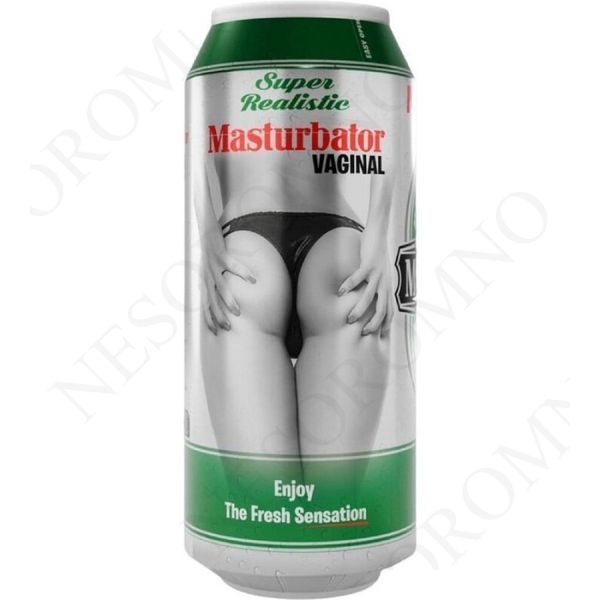 Мастурбатор вагіну Alive Heineken Vagina II у колбі з імітацією під банку пива AL71266 фото