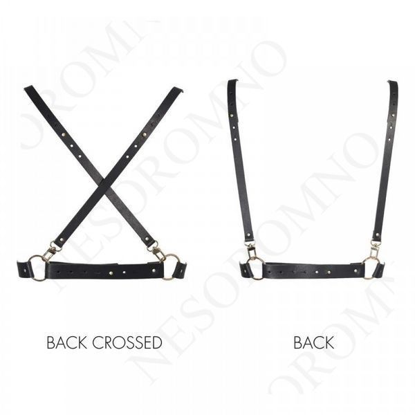 Портупея "Х" MAZE by, Bijoux Indiscrets Black BJ0217 фото