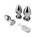 Сталева смарт анальна пробка, що світиться Magic Motion Equinox USB з Д/К - 8,2*3,4 см &mdash; Анальні іграшки X0000843 фото 4