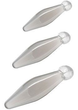 Набір анальних стимуляторів Toy Joy Anal Play Finger Rimmer Finger Rimmer прозорий, 3 шт. TJ10348 фото