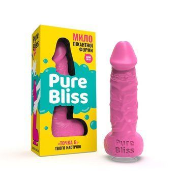 Мило член на присосці Pure Bliss MINI рожевий, 15 см PB207327 фото