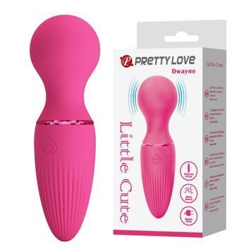 Вібратор для клітора Pretty Love Dwayne міні-мікрофон, рожевий, 12 х 3.7 см BW-055020 фото