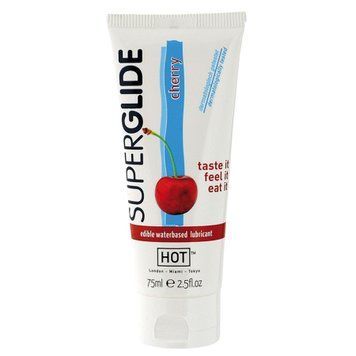 Їстівний лубрикант на водній основі HOT Superglide стигла Вишня, 75 мл HOT44115 фото