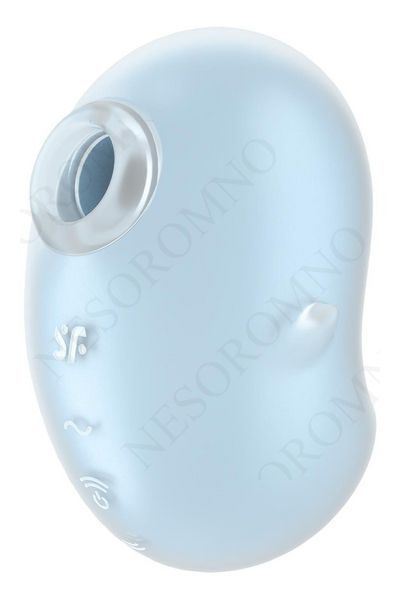 Вібратор вакуумний стимулятор Satisfyer Cutie Ghost блакитний, 9.1 см SAT360626 фото