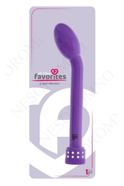 Вібромасажер для точки G зі стразами Dream toys Good Vibes, фіолетовий DT20833 фото