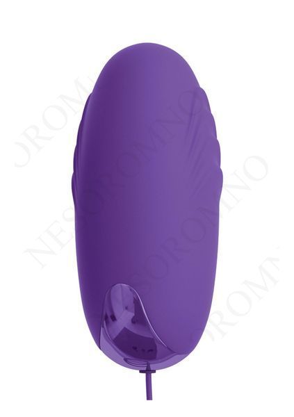 Віброкуля з пультом Pipedream OMG! Bullets #Happy, 20 режимів, фіолетова, 6.5 х 3 см P545031 фото