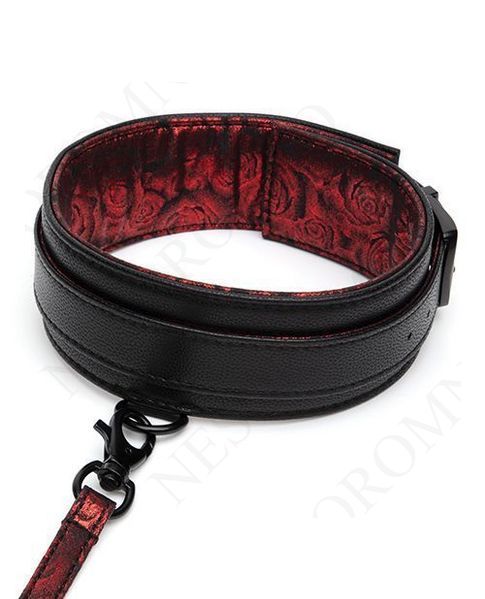 Нашийник та повідець Fifty Shades of Grey Sweet Anticipation Reversible Faux Leather Collar and Lead FS83667 фото