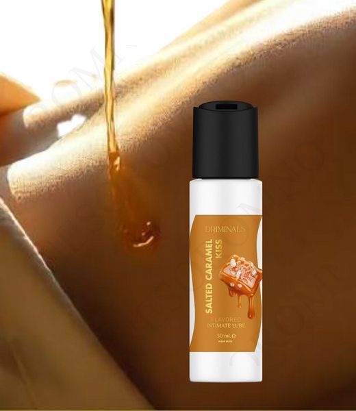 Їстівний лубрикант Driminals Kiss Salted Caramel зі смаком солоної карамелі, 30 мл DR940444 фото