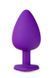 Анальна пробка TEMPTASIA BLING PLUG LARGE PURPLE T331312 фото 1