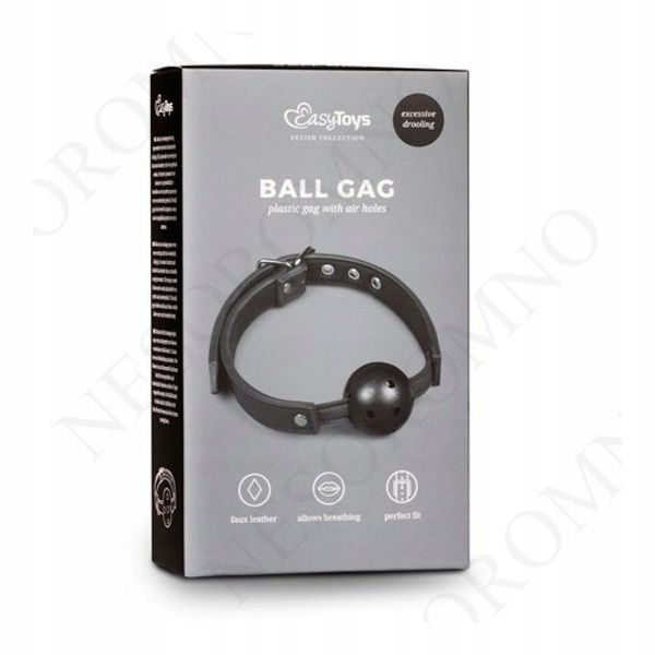 Кляп Ball Gag With PVC Ball - Black Easytoys ET28266 фото