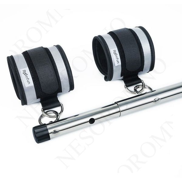 Комплект фіксуючої розпірки з регулюванням Roоmfun Adjustable Spreader Bar Kit чорний/сірий ZW-024 фото