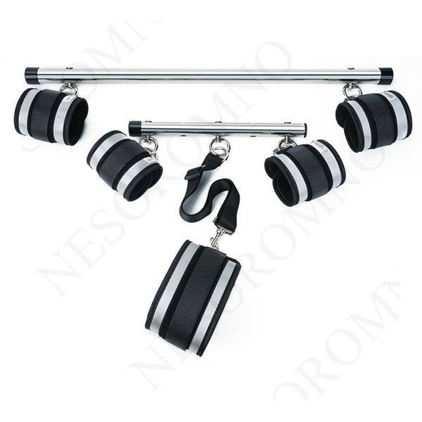 Комплект фіксуючої розпірки з регулюванням Roоmfun Adjustable Spreader Bar Kit чорний/сірий ZW-024 фото
