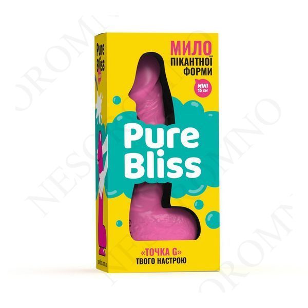 Мило член на присосці Pure Bliss MINI рожевий, 15 см PB207327 фото