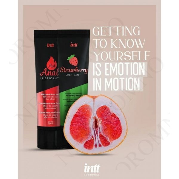 Їстівний лубрикант зі смаком полуниці INTT Strawberry Lubrificant  IN16103 фото
