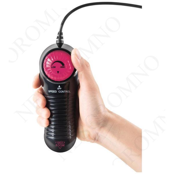 Секс-машина Dreamtoys Sex Room Sex Machine з насадками та пультом, чорна DT103360 фото