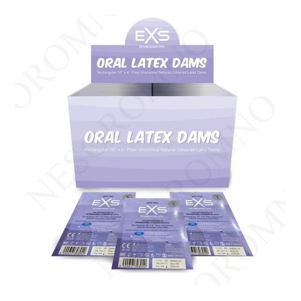 Серветка латексна Exs Oral Latex Dam для орального сексу OL303040 фото