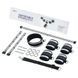 Комплект фіксуючої розпірки з регулюванням Roоmfun Adjustable Spreader Bar Kit чорний/сірий ZW-024 фото 1