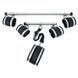 Комплект фіксуючої розпірки з регулюванням Roоmfun Adjustable Spreader Bar Kit чорний/сірий ZW-024 фото 3