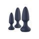 Набір анальних вібраторів, S, M, L, Dream Toys Startroopers Mars синій, 3 шт DT22143 фото 1