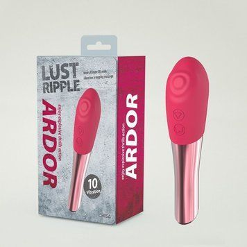 Двостороння віброкуля Chisa Lust Ripple Ardor з пульсуючою головкою, рожевий 60695/CN-828460695 фото