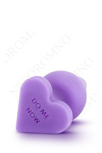 Анальна пробка PLAY WITH ME CANDY HEART DO ME PURPLE T330540 фото