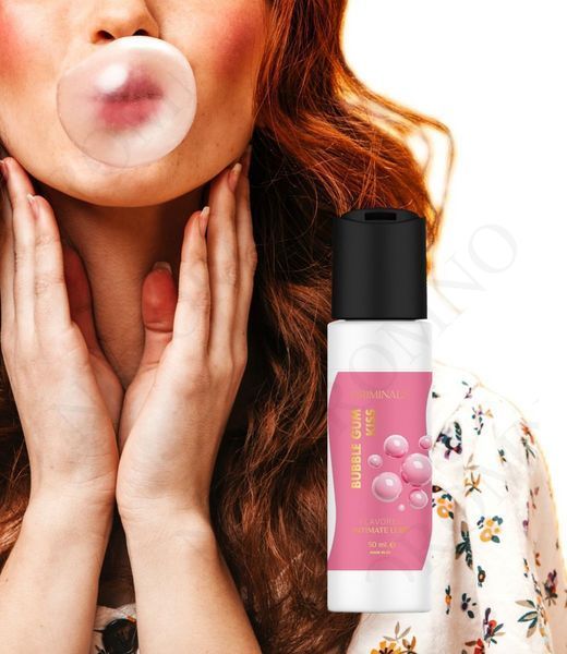 Їстівний лубрикант Driminals Kiss Bubble Gum зі смаком жуйки, 30 мл DR940333 фото