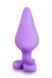 Анальна пробка PLAY WITH ME CANDY HEART DO ME PURPLE T330540 фото 2