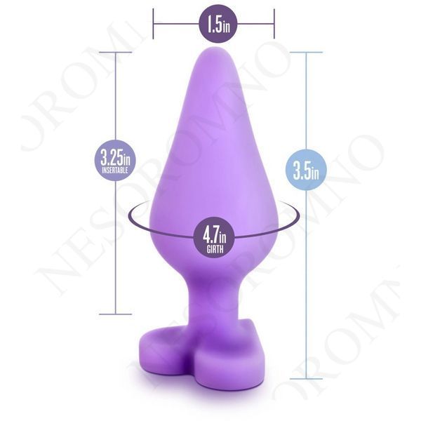Анальна пробка PLAY WITH ME CANDY HEART DO ME PURPLE T330540 фото