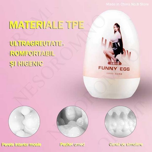 Яйце мастурбатор Funny Egg вагіна X00001146-1 фото