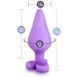 Анальна пробка PLAY WITH ME CANDY HEART DO ME PURPLE T330540 фото 4