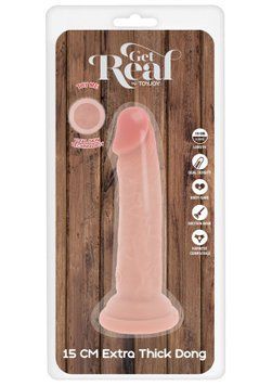 Фалоімітатор реалістичний на присосці TOY JOY Deluxe Dual Density, 15 &times; 4 см TJ11221 фото