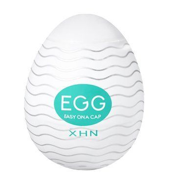 Мастурбатор-яйце з рельєфом XHN Egg Easy Ona-Cap, білий, 52 &times; 68 мм 12728 /PAS-MA-0266A фото