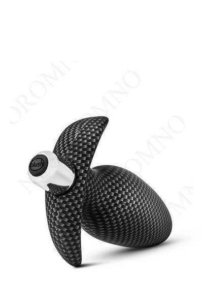 Анальна пробка з вібрацією 3 в 1 BLUSH SPARK THROTTLE AV-01 CARBON FIBER T330554 фото