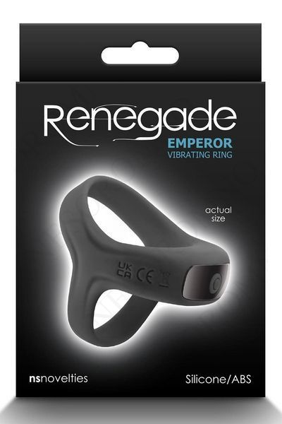 Ерекційне віброкільце NS Novelties Renegade, чорне NS281092 фото