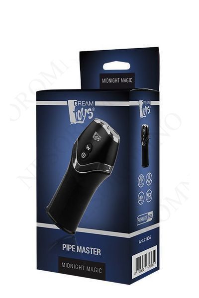 Мастурбатор з вібрацією для стимулювання головки пеніса Dream toys Midnight Magic, чорний DT21636 фото