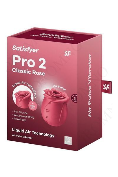 Вакуумний стимулятор троянда Satisfyer Pro 2 червоний, 7 см SAT360581 фото