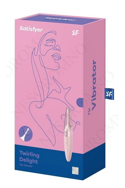 Вібратор для цілеспрямованої стимуляції Satisfyer Twirling Delight ніжно-рожевий T360183 фото