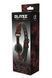 Кляп чорний Dream Toys Blaze Deluxe з червоним візерунком у вигляді вишивки DT21533 фото 1