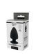 Термоактивна анальна пробка PREMIUM SILICONE PLUG S BLACK  DT21601 фото 2
