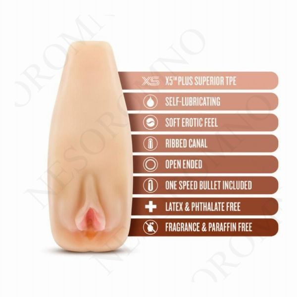 Мастурбатор з віброкулею Blush M For Men Natascha реалістичний, 6.4 см х 17.8 см T331959 фото