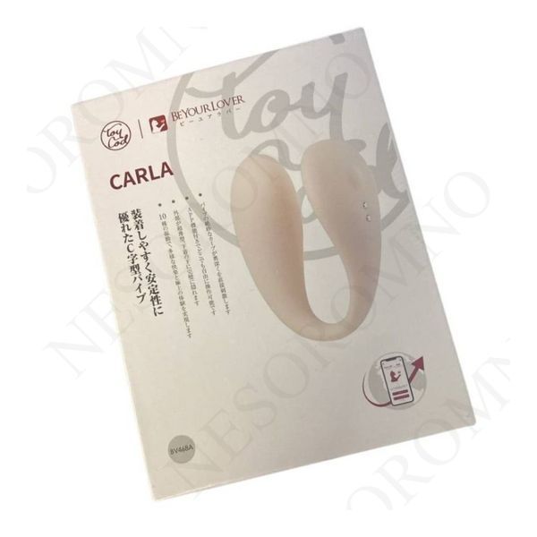 Вібратор для пари BeYourLover Carla з керуванням з телефону, білий 390315/VV468A фото