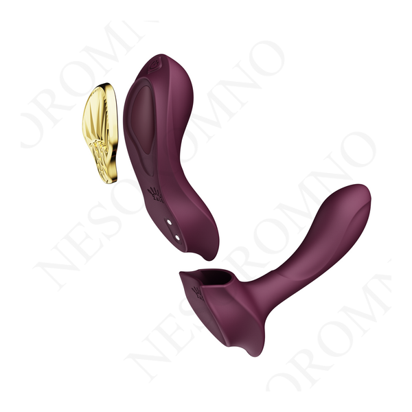 Вібратор в трусики AYA Zalo Velvet Purple на пульті керування ZL02902 фото