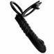 Ерекційне кільце з вібрацією і рельєфним фалоімітатором для подвійного проникнення - Чорний - Анальні іграшки X00000197-1 фото 2